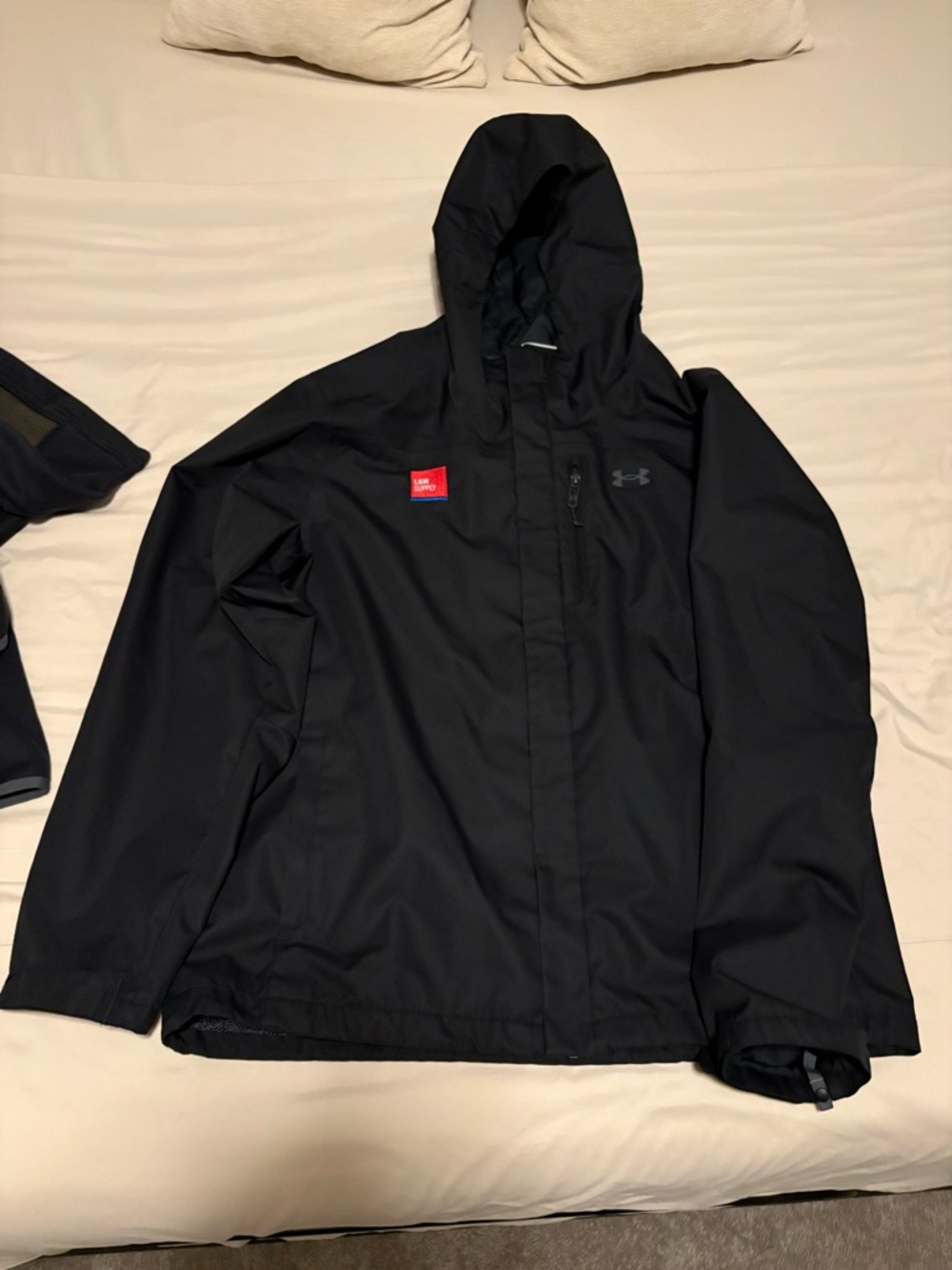 Under Armour Men’s 3-In-1 Porter Jacket. Black Hooded Rain Jacket